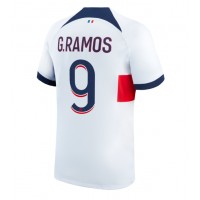 Pánský Fotbalový dres Paris Saint-Germain Goncalo Ramos #9 2023-24 Venkovní Krátký Rukáv